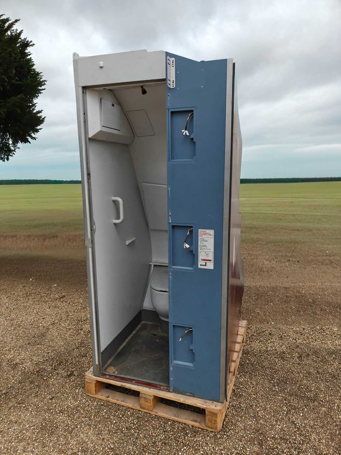 Lot 33 - An Airbus A320 toilet cubicle, complete with...