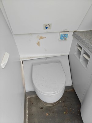 Lot 33 - An Airbus A320 toilet cubicle, complete with...
