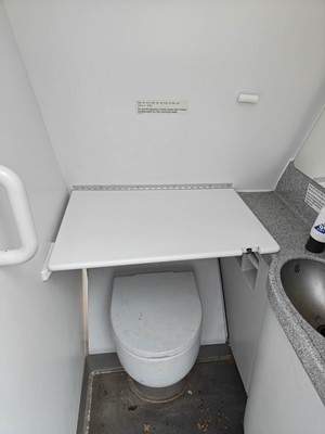Lot 33 - An Airbus A320 toilet cubicle, complete with...