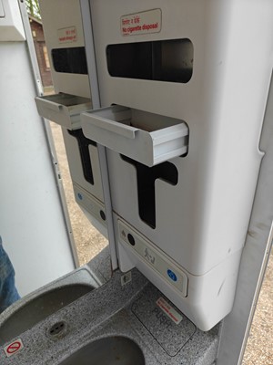 Lot 33 - An Airbus A320 toilet cubicle, complete with...