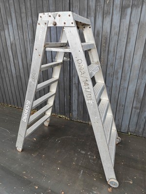 Lot 39 - An MOD Aircraft Ladder, being an aviation...