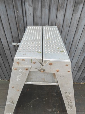 Lot 39 - An MOD Aircraft Ladder, being an aviation...