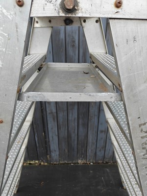 Lot 39 - An MOD Aircraft Ladder, being an aviation...