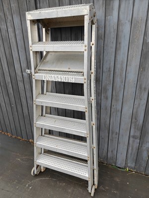 Lot 39 - An MOD Aircraft Ladder, being an aviation...