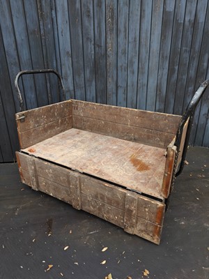 Lot 40 - A vintage Cargo Trolley, used at Cranfield...