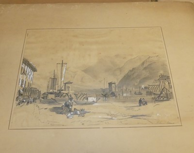 Lot 434 - A folio containing a quantity of monochrome...