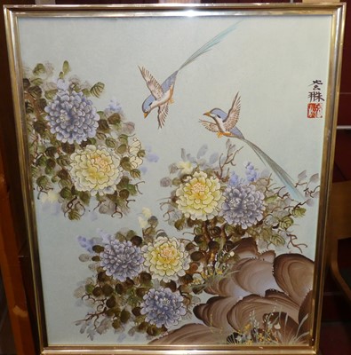 Lot 438 - Late 20th century Japanese school - Birds and...