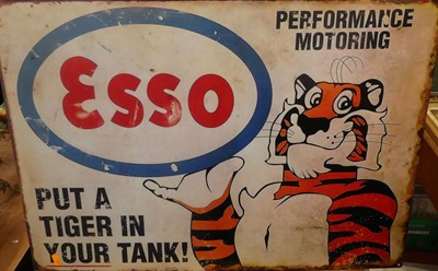 Lot 471 - Printed tin advertising sign for WD40,...