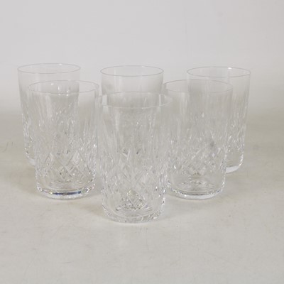 Lot 222 - A collection of glass, to include a set of six...