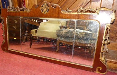 Lot 541 - A reproduction mahogany square front chest of...