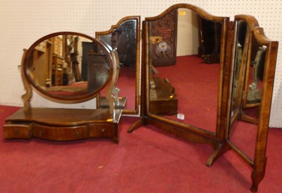 Lot 628 - A Regency mahogany and boxwood inlaid dressing...