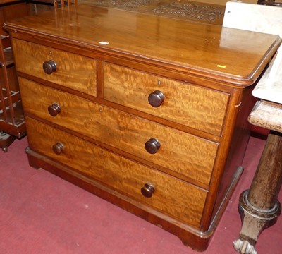 Lot 630 - An early Victorian mahogany round cornered...