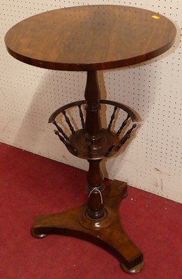 Lot 631 - An early Victorian rosewood pedestal...