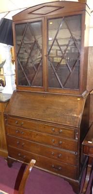 Lot 666 - A steel flight of ten index drawers, width 32cm