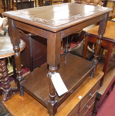 Lot 678 - A Victorian style pine chest of two short and...