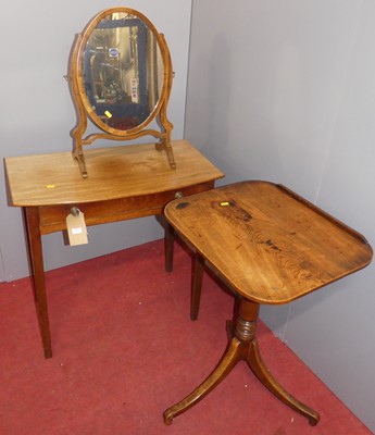 Lot 683 - A 19th century mahogany dressing stool having...