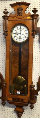 Lot 511 - A walnut cased Vienna regulator, circa 1900,...