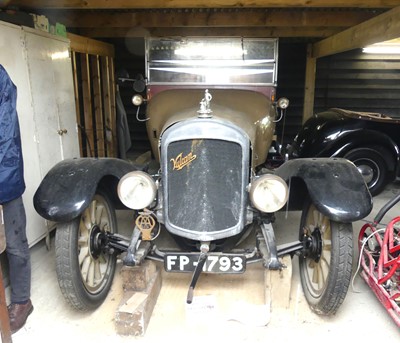 Lot 935 - A 1920 Vulcan 16hp tourer. Reg No. FP 1793....