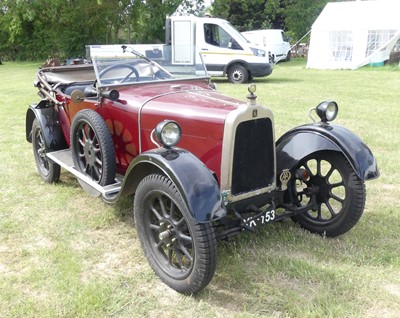 Lot 939 - A 1923 Talbot 8/18 two-seat tourer. Reg No. XK...