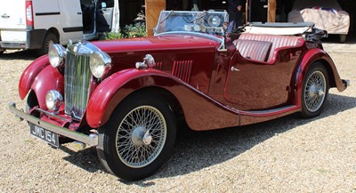 Lot 965 - A 1938 MG VA Four-seat tourer. Reg No. JMC 154....