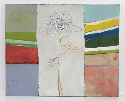 Lot 24 - Peter Froste (1935-2021) - Sunflower, oil on...