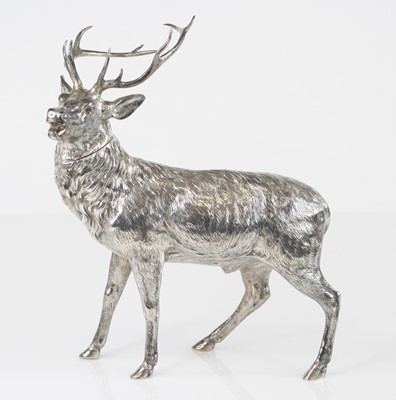 Lot 301 - A George VI desk model, naturalistically...