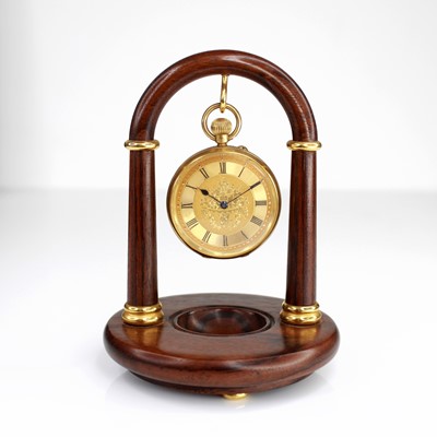 Lot 2131 - An Edwardian 18ct gold cased mid-size keyless...
