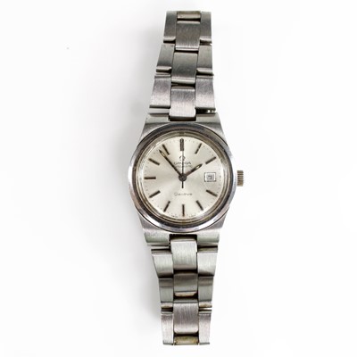 Lot 2148 - A lady's Omega Geneve steel cased automatic...