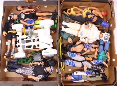Lot 97 - Two trays of mostly Hasbro Action Man mixed...