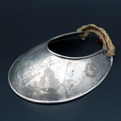 Lot 3 - A George III white metal officer's gorget...