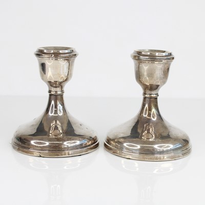 Lot 314 - A pair of Elizabeth II silver dwarf...