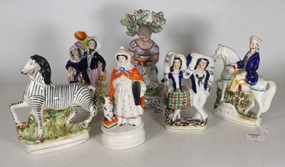 Lot 211 - In the manner of Obadiah Sherratt, a pearlware...