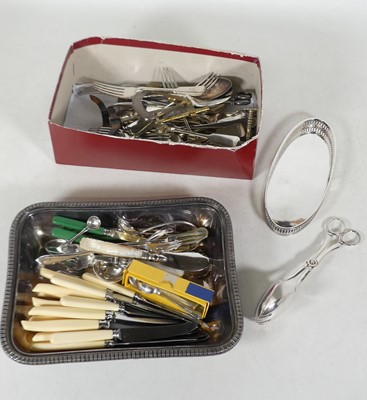 Lot 334 - A collection of silver plated and white metal...