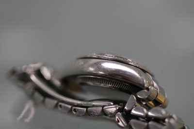 Lot 2105 - A lady's platinum Rolex Oyster Perpetual...
