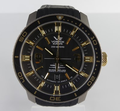 Lot 2235 - A gent's titanium cased Vostok Caspian Sea...
