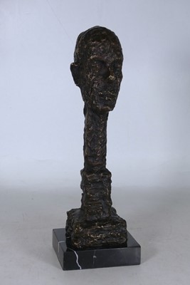 Lot 11 - After Alberto Giacometti - monumental head,...