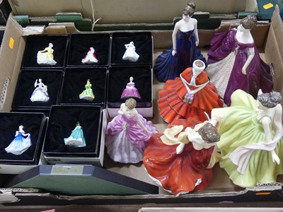 Lot 97 - Assorted china figurines, to include Ladies...