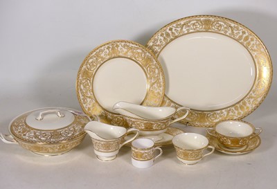 Lot 63 - A Royal Worcester Embassy pattern part dinner...