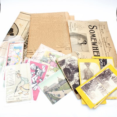 Lot 262 - A collection of assorted ephemera, to include...