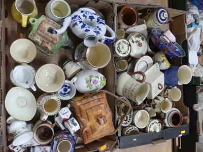 Lot 102 - Three boxes of mixed ceramics, principally...