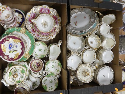 Lot 111 - Two boxes of mixed early Victorian English...
