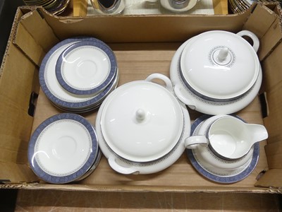 Lot 112 - A Royal Doulton Sherbrooke pattern part dinner...