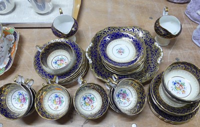 Lot 138 - An Aynsley porcelain gilt and floral decorated...
