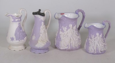 Lot 139 - Eight various Victorian Samuel Alcock relief...