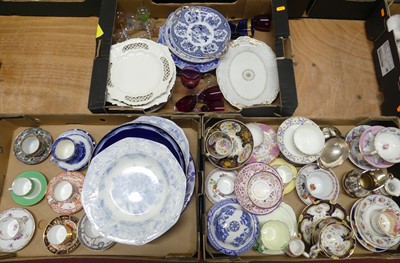 Lot 150 - Three boxes of mixed 19th and 20th century...