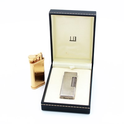 Lot 263 - A Dunhill pocket cigarette lighter, having...