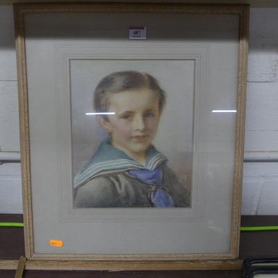 Lot 487 - Early 20th century English school - portrait...