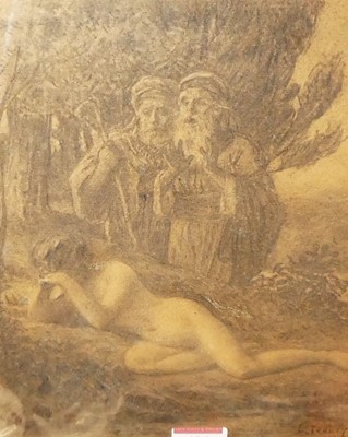 Lot 494 - Emille Troncy (1859-1943) - Allegorical scene,...