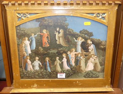 Lot 504 - After FRA Angelicoe - The Last Judgement, gilt...