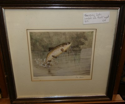 Lot 523 - Two boxes of assorted pictures and prints to...